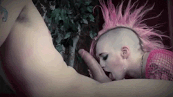 porn-gif-haven:  hot punk licking cock