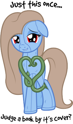  &ldquo;Just pretend she’s not a bunch of tentacles stuffed into a costume and hug the pony.&rdquo;  Cuddlhu &lt;3