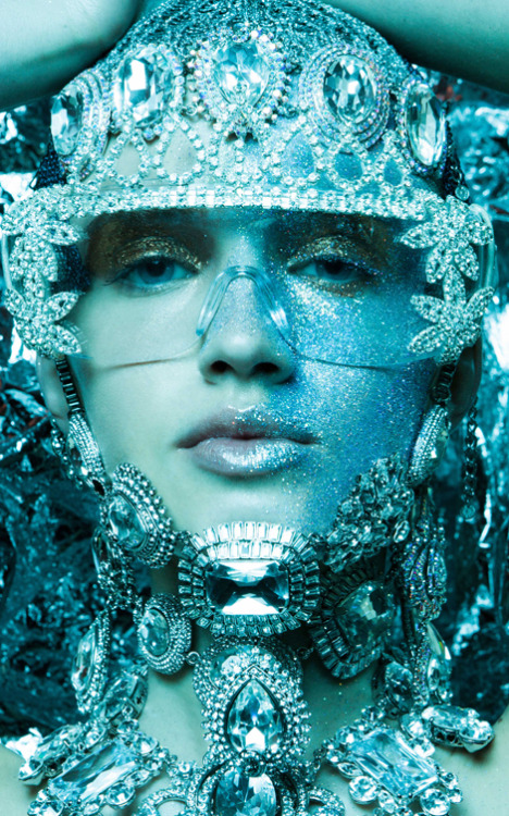 CRYSTAL WARRIOR:Photography: Darren Black / Beauty Editor & Makeup by Alexis Day / Styling: AC S