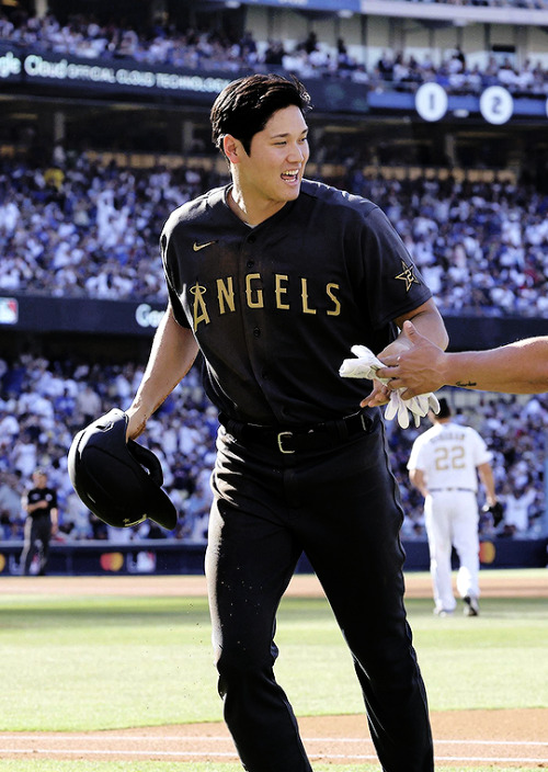 Shohei Ohtani At The MLB All-Star Baseball Game On July 19, 2022, At Dodger Stadium In Los Angeles
