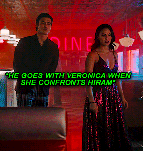 Reggie Being A Friend/bodyguard/right-hand Man To Veronica.