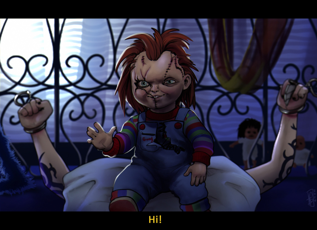 Chucky And His Bride Kiss