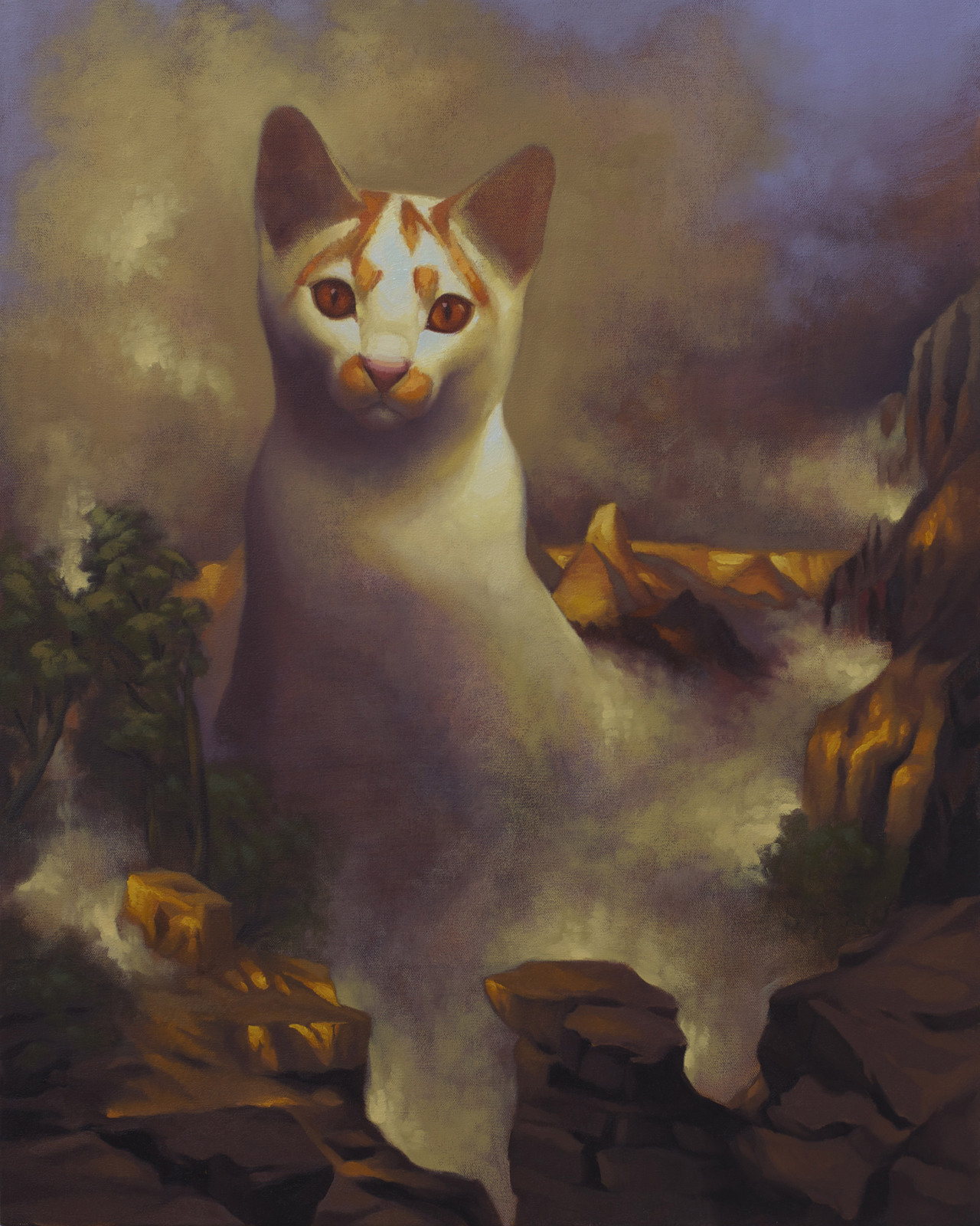 megan-ellen-m:  Titan24” x 30”, oil and acrylic on canvas. 2013.  