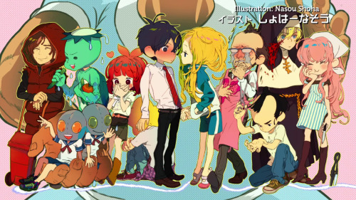  “Arakawa Under the Bridge x Bridge” ending art. [Shaft - 2010]. 