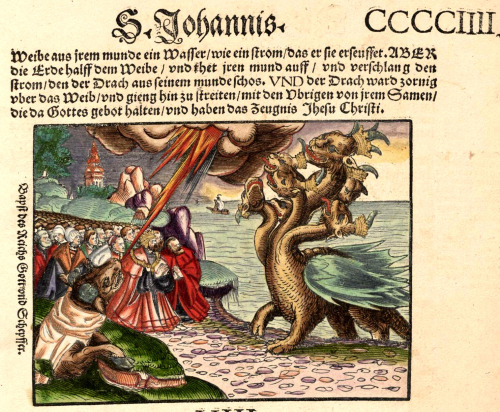 Lucas Cranach the Elder (1472-1553), &lsquo;Beast of Revelations&rsquo;, from Martin Luther’s Bible,