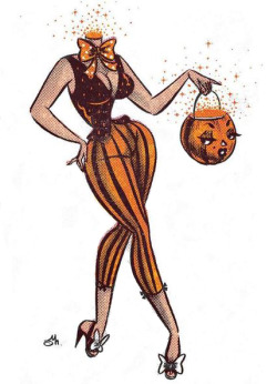 Fromthedust:  Sveta Shubinahalloween Pin-Upswww.instagram.com/Sveta_Has/