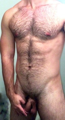 dicksandtitsgalore:  Every now and again I am actually strangely turned on by men with a little hair–not too much, but just right.