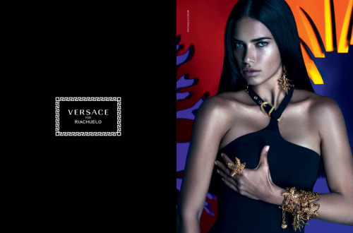 fashionalistick:VERSACE x RIACHUELO2014 limited edition collectionAdriana Lima by Mert and Marcus