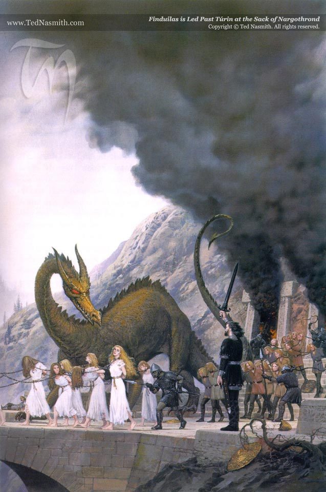 Nienor and Glaurung Based on the book The children of Hurin