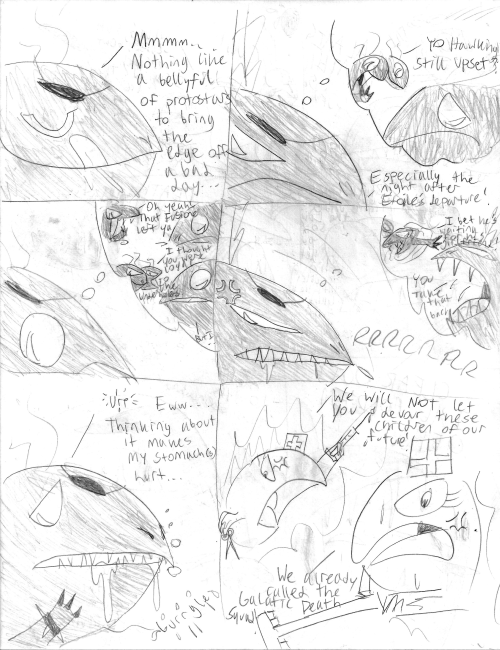 OLD ART: THE GALACTIC CITY, PART 2More of the comic where in high school I first conceived of the se