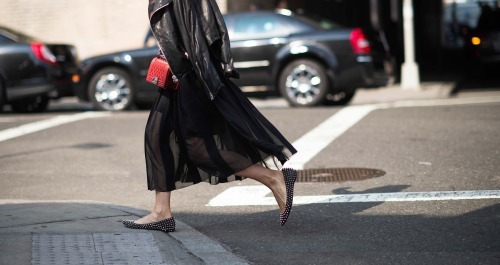 High Heels Blog wantering-blog: Fancy Flats In defense of the cool, understated… via Tumblr