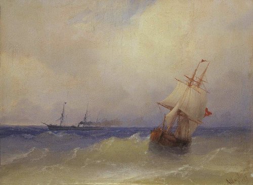 Sea, 1867, Ivan Aivazovski