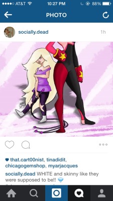 haliborn:  officialtuxedodorito:  Please report this SHIT account its racist and fat shaming and disgraces the SU fandom please and thank you  wtf the fuck the fuck 