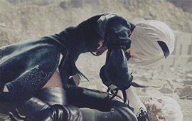 thingsinlifeyoujustdo: Gif Request Meme: NieR: Automata + Favorite Moment (10)↳ requested by anonymo