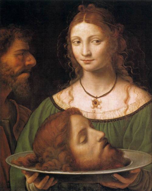 Bernardino Luini. Salome with the Head of John the Baptist. Early 16th century. Oil on panel. Kunsth