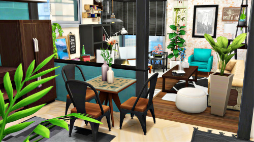 Working From Home Apartment (1313 21 Chic Street)Are your Sims looking for the perfect apartment to 