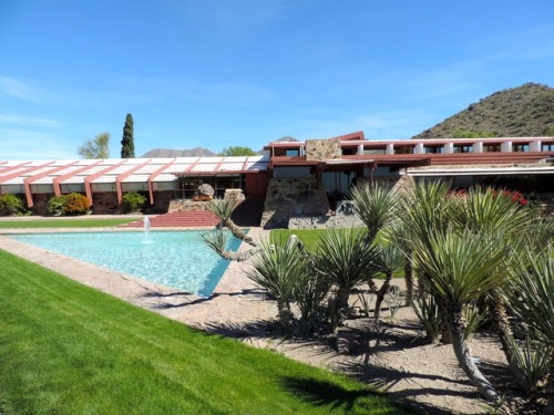 Taliesin West, Fountain Facade, Scottsdale, Arizona, 2014.