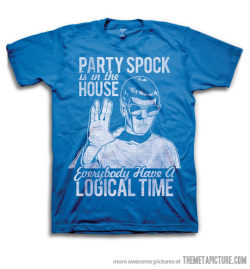 srsfunny:  Party Spock…http://srsfunny.tumblr.com/