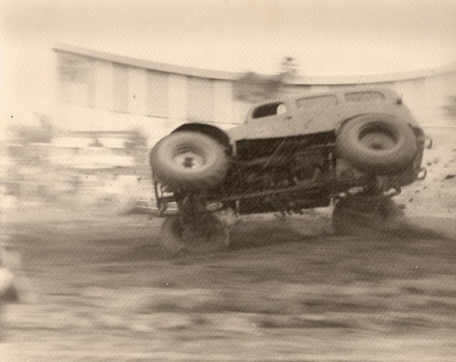 I used to take photos for a truck magazine , this was at a mudbog  back in the 80′s