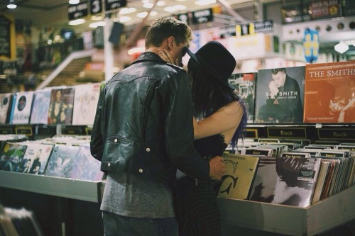 skyscraperdaydreams:  Romance me with good music and the promise of lots of vinyl. 