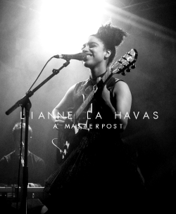 makomori:  So I’m making this masterpost because it seems a lot of people are still in the dark about this beautiful angel and it just doesn’t seem right to just leave them there. So, here is a masterpost dedicated to Lianne La Havas. The basics: