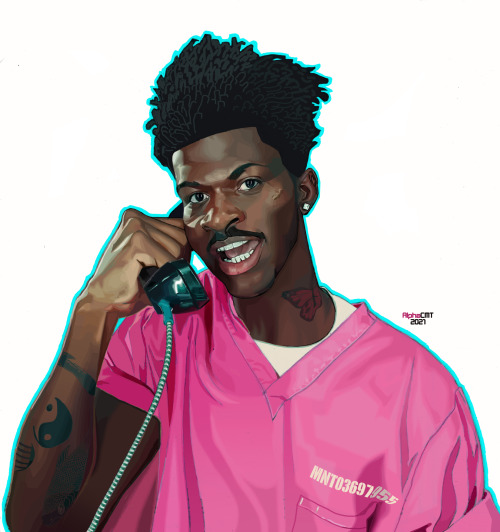 Lil Nas X Industry Baby Part 3 of a 3 piece series. Digital painting, Clip Studio Paint EX