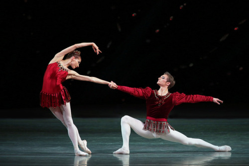 galina-ulanova:Yekaterina Kondaurova and Alexander Sergeyev in Rubies (Mariinsky Ballet)