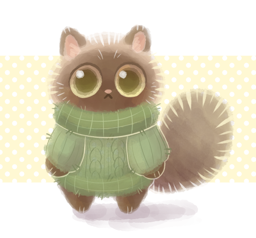 n1ni:playin with brushes here’s a kitty dood