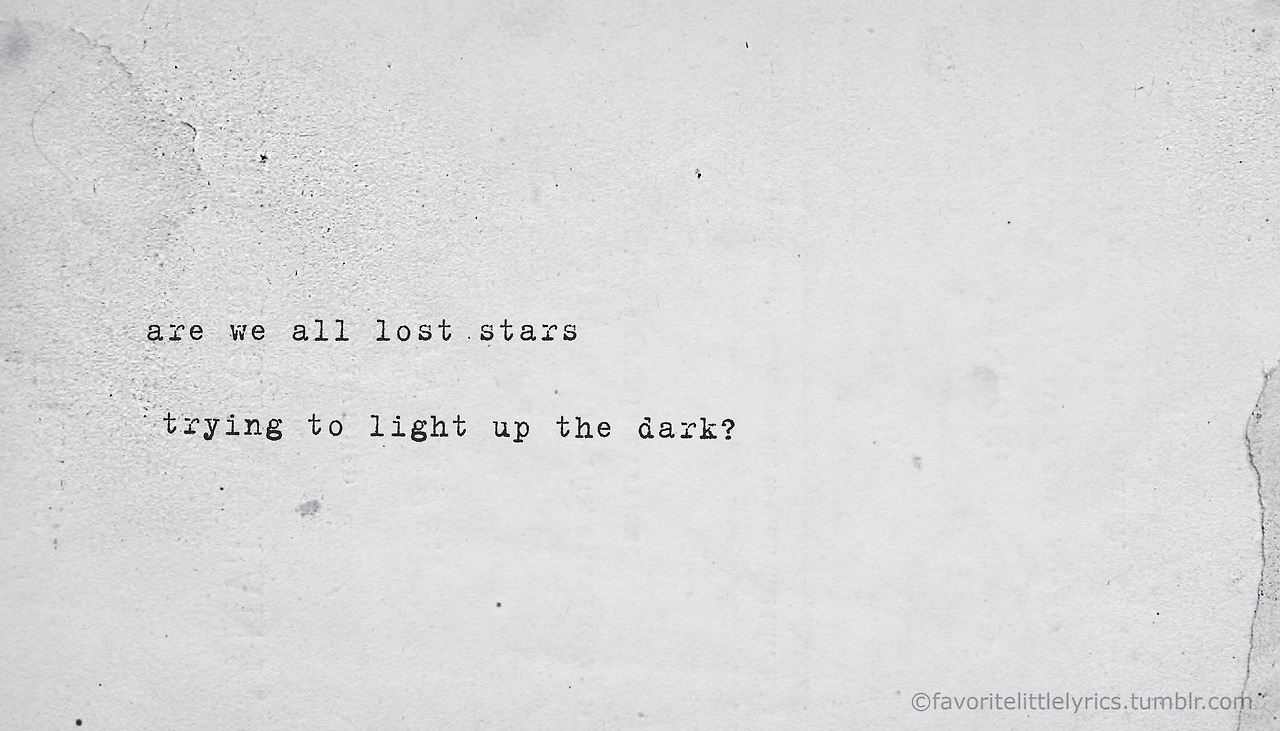 Makna lagu lost stars