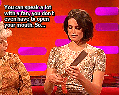 wonderali:biscuitsarenice:Gemma Arterton on The Graham Norton Show“Fan language was created when wom