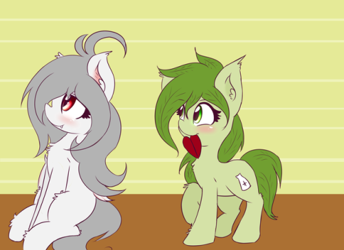 askflowertheplantponi: “Nuzzling intensifies” Ah that was mine post for valentines day but i wasn’t able to do it due to work so i finished it just today =w=.  <3! Hnnng, too cute~! ^w^
