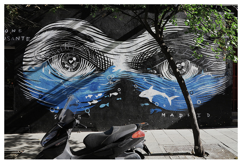 crossconnectmag:  Street art by Dourone   &quot;Art for the People” Since