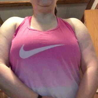 bigtitmilflover:  mamma-mia1:  Workout’s over. Time to get out of these sweaty
