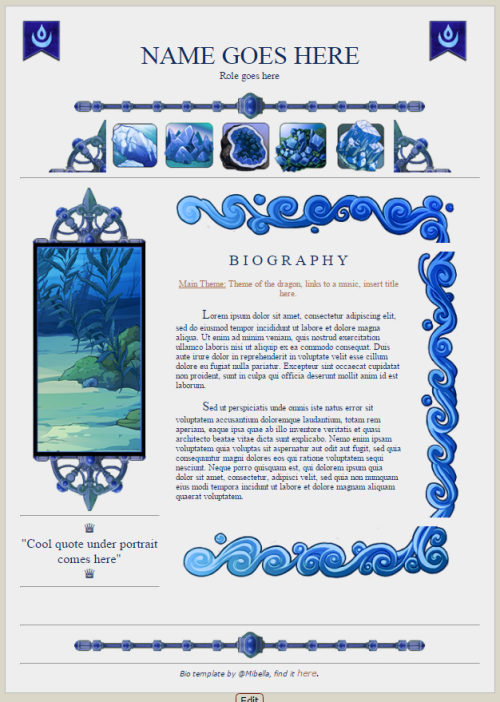 Heres Some Sweet Free Template Bios And Ressources You Can Find Here!