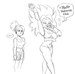 funsexydragonball:Kale… here here Kale!~ &lt; |D’‘‘‘