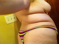 plush-dragon:  Stripy panties.  Love