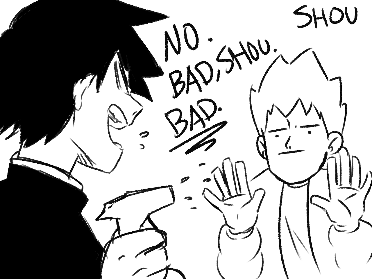 koomaart:  @ligs-is-a-turd and i were talking about how ritsu would react to others