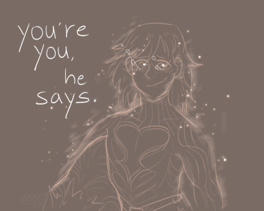 soofireanon: soofireanon: i’m so sad that riku didn’t respond to repliku’s “the world already has you” with “but you’re not me. you’re you.” because even after all this time i think it’s still something he really needs to hear. 