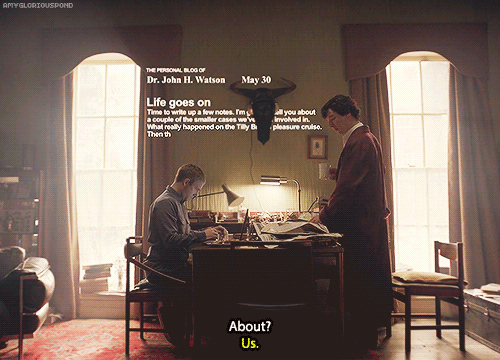 ∞ Scenes of SherlockRight then. So, what have we got?
