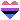 Gender fluid pride flag in the shape of a heart.