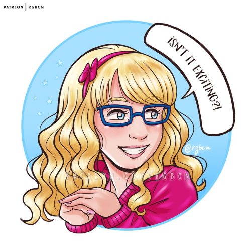 Isn’t it exciting?! *dogs howling* NEW DRAWING! Which is your fav Bernadette quote? Comment it below