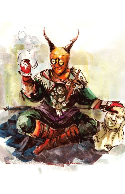 pahnts:  Great news for you long time followers: I’ve resurrected my old Dark Souls pieces and turned them into 11"x17" prints! Created using ink and watercolor. Check them out here: Domhnall of Zena Andre of Astora Solaire of Astora The Knights