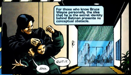 yellowcape: - Gotham Knights #8 Bet you’ve seen this panel a dozen times or so before, right? 
