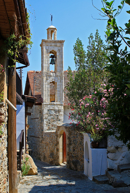 The White Belfry in Kakopetria, Cyprus (by Palaeoman).