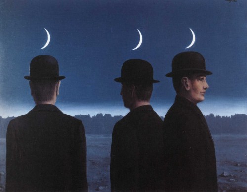 The masterpiece or the mysteries of the horizon, by René Magritte (1955).
