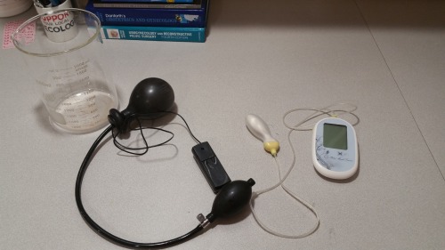 “The device on the left is an inflatible and vibrating balloon that’s used to assess vaginal v