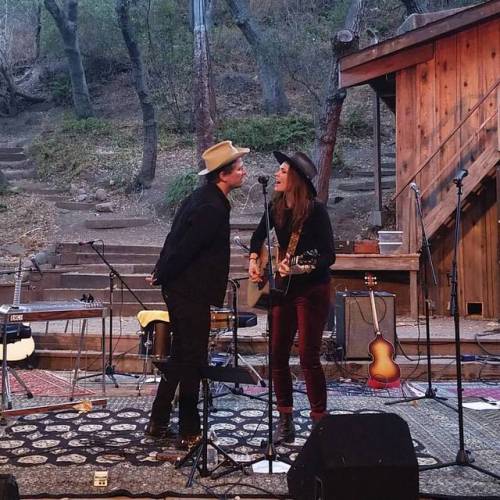 Gorgeous venue for a @butchwalker  and  @soozanto duet! #butchwalker #topanga #autumnleavesproject  