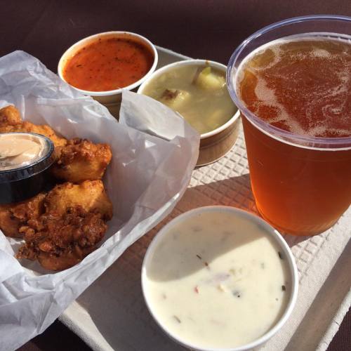 Chowder and fritters and bears… Oh my! Bahamian Conch, Rhode Island, & New England chowde