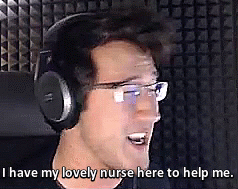 chocolateninjadonut:  Mark playing Surgeon Simulator on the Ipad. (x) 