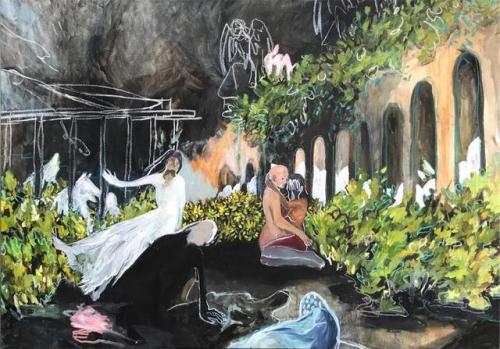 Michelle Nguyen Siege, 2017 Oil and Pastel on Canvas